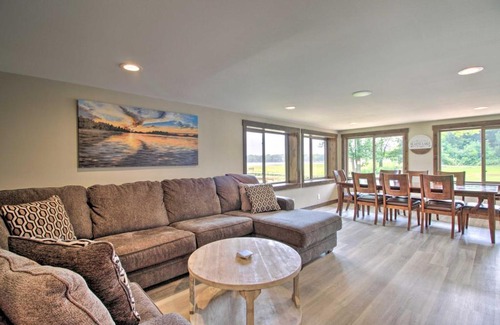 Hillman House | Platte Lake Home with Boat Launch and Deck!