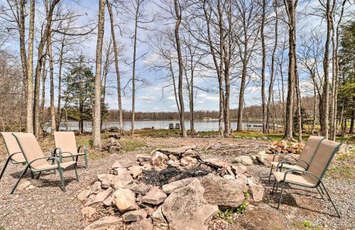 Locust Lake Village House | Pocono Lake Home with Fire Pit Walk to Ski Hill!