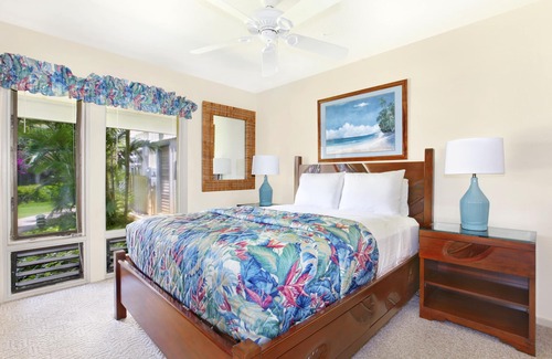 Poipu Condo | Poipu Manualoha 606 Ground Floor AC Bedroom