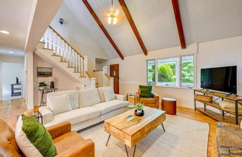 Sylva House | Porch, Yard and Creek Access Spacious Sylva Home!