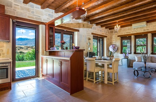 Lefkogeia Villa | Poseidon Villa, Private pool, amazing sea views, walking distance to shops