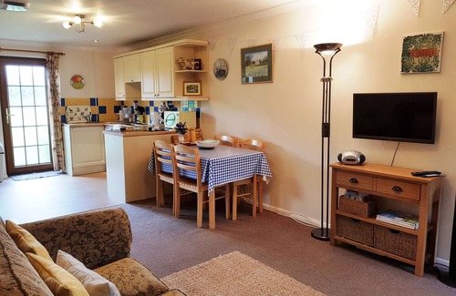 Westmarsh Cottage | Pretty holiday cottage at Hawthorn Farm with lovely views of the donkey paddocks