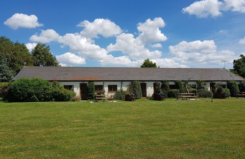 Westmarsh Cottage | Pretty holiday cottage at Hawthorn Farm with lovely views of the donkey paddocks