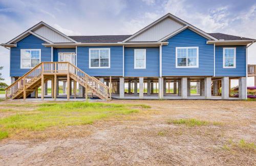 Maryus House | Private Beach and Deck Bayfront Home in Hayes!