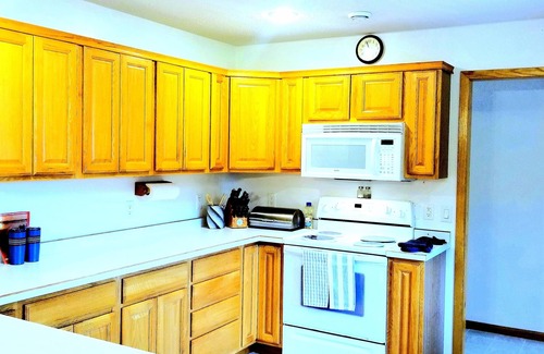 Grand Rapids Cabin | Private cabin in the woods near a serene creek and towering pine trees.