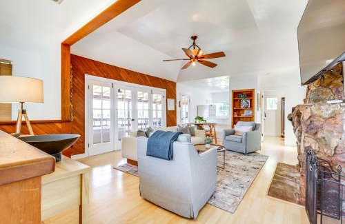 Clear Lake House | Private Hot Tub with Water Views Lower Lake Getaway