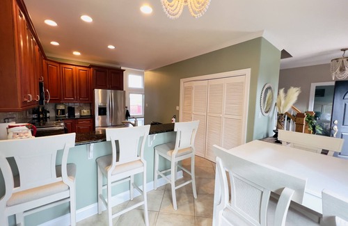 Cape May House | Private oasis with heated pool First floor master.