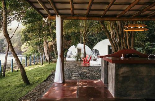 Las Escobas del Venado House | Private Oceanfront Retreat with Jungle Domes