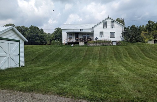 Osceola RV Rental | Private tent camping along the Salmon River on 165-acre Farm.