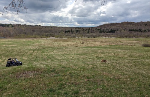 Osceola RV Rental | Private tent camping along the Salmon River on 165-acre Farm.