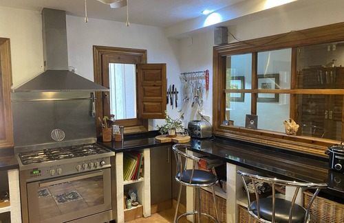 Orgiva Villa | Private Villa Large pool and gardens, AC, Grand Piano, Pizza Oven, Sauna, BBQ