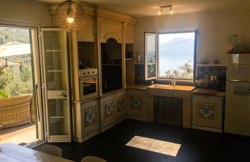 Pieve Ligure Villa | PRIVATE VILLA with sea view, full airco, inifinity pool, garden, double parking