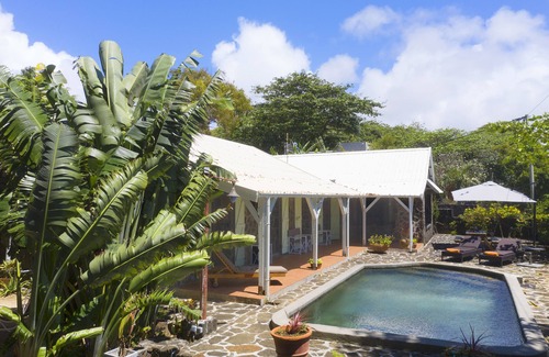 Trou d'Eau Douce Villa | Private waterfront villa, swimming pool, garden, housekeeper, free wifi