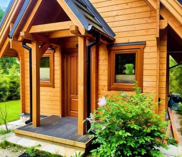 Łopuszna Ski Chalet | Prywatny, stylowy domek w górach w Łopusznej, przyjmujemy psy bezpłatnie, ogrodzony ogród