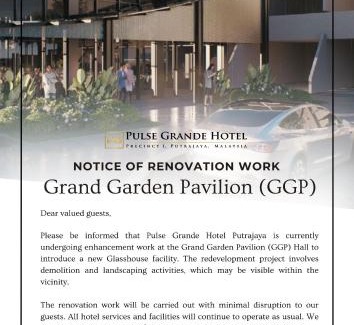 Putrajaya Hotel | PULSE GRANDE Hotel Putrajaya