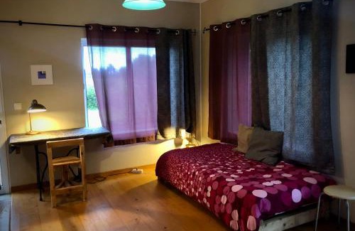 Lajes das Flores House | Quarto Laranja Casa citrina