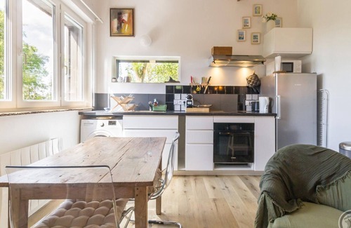 Tourville-sur-Sienne Apartment | Quiet apartment with private terrace, parking, and WiFi