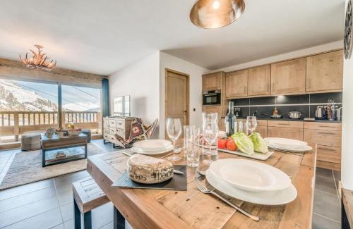 Les Boisses Apartment | Résidence Lodge Des Neiges C - Appartement 4 - pied de pistes, service hotelier inclus MAE-2579