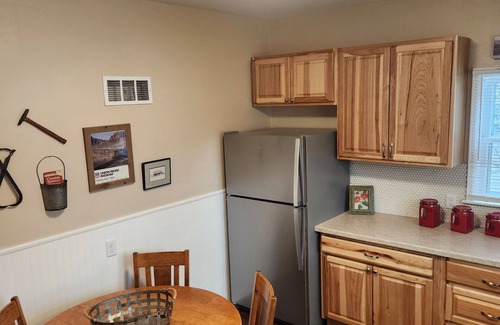 Boone House | Railroad themed 3-bedroom house in Boone The Main Street Station is pet friendly