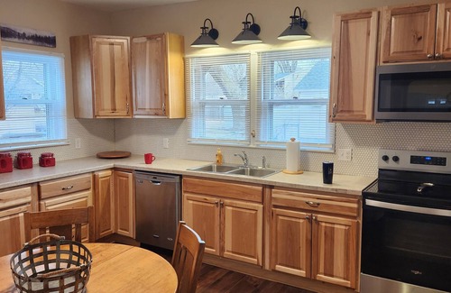 Boone House | Railroad themed 3-bedroom house in Boone The Main Street Station is pet friendly