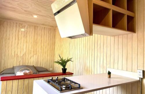 Los Lagos Apartment | Refugio 14 with hot tub in the forest