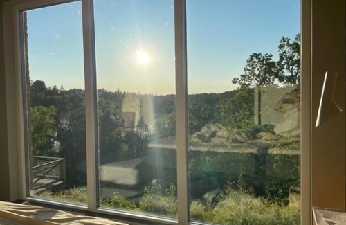 Saltsjobaden House | Refurbished 60s villa w astonishing tree top view, evening sun, close to the sea