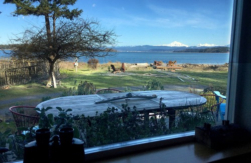 Lummi Island Cabin | Relax on your own Beach - 100' of low bank waterfront