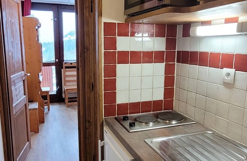 Plagne Centre Apartment | Renovated studio, direct access to slopes, balcony, all comfort
