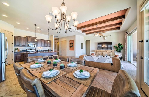 Estrella Mountain Ranch House | Resort-Style Pool & Spa: Upscale Goodyear Home