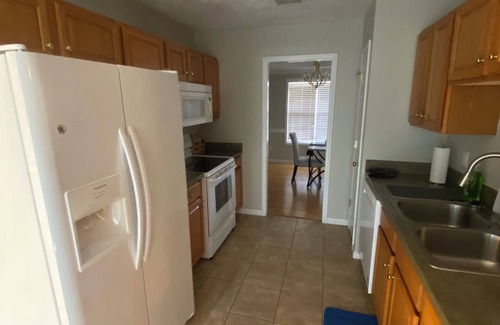 Spring Lake House | Rest Easy in a Cozy Full-Size Bed