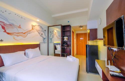 Pondokcina Apartment | Restful and Tidy Studio at Evenciio Margonda Apartment By Travelio