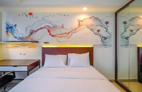 Pondokcina Apartment | Restful and Tidy Studio at Evenciio Margonda Apartment By Travelio