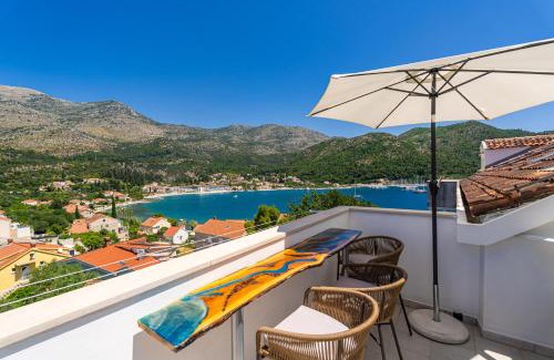 Slano Apartment | RITA - Charming 2-Bedroom Apartment with sea view, Slano