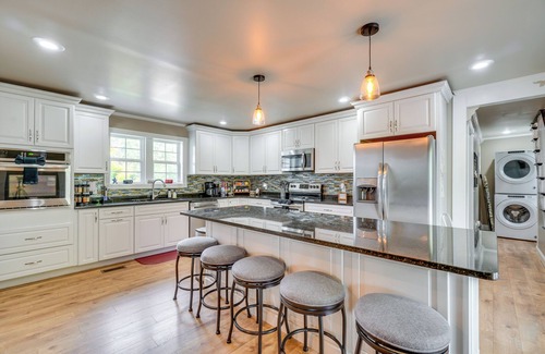 Sloans Valley House | River-View Somerset Home: Large Deck, Fire Pit!