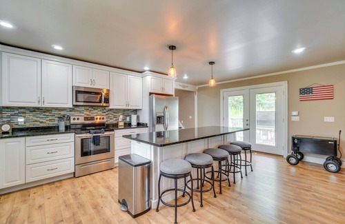 Sloans Valley House | River-View Somerset Home: Large Deck, Fire Pit!