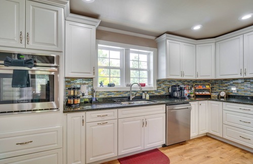 Sloans Valley House | River-View Somerset Home: Large Deck, Fire Pit!