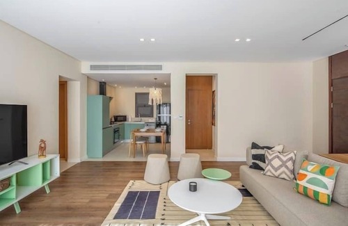 New Cairo Apartment | Rivera 2bedroom with Garden Eastown near EDNC Mall