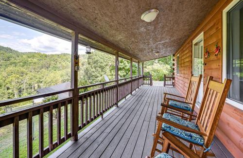 Tuckasegee House | Riverfront Cabin with Mtn Views in Tuckasegee!