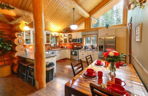 Badger House | Riverside Log Cabin On-Site Aurora Viewing!