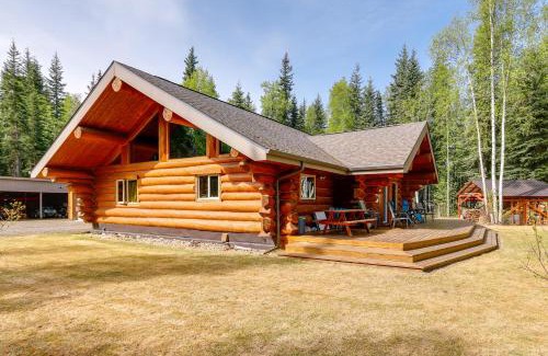 Badger House | Riverside Log Cabin On-Site Aurora Viewing!