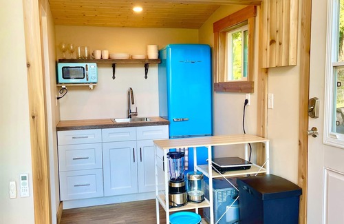 Balfour Cabin | *ROBIN’S NEST* TINY CHALET HOME Spectacular mountain views surrounded by nature