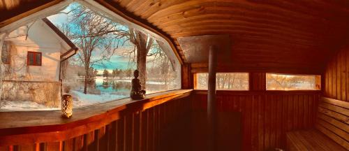 Stjarnsund Villa | Romantic Spa Villa with Fireplace by the lake