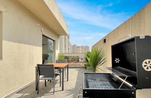 Sao Paulo Apartment | Roof Barbecue Home Office CGH