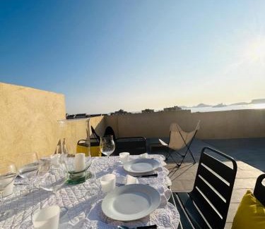Endoume Apartment | Rooftop Vue mer Marseille 7eme Malmousque