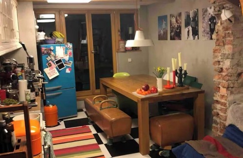 Diessen am Ammersee Bed & Breakfast | Room in the house for rent, bathroom, living room, garden and kitchen for shared use,