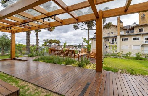 Quinta da Serra Apartment | Rosa Edifício Bellagio Canela com Infraestrutura completa