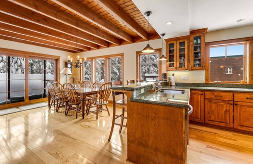 Serene Lakes Cabin | Rustic cabin by the lake & skiing with private sauna & game room - dog-friendly