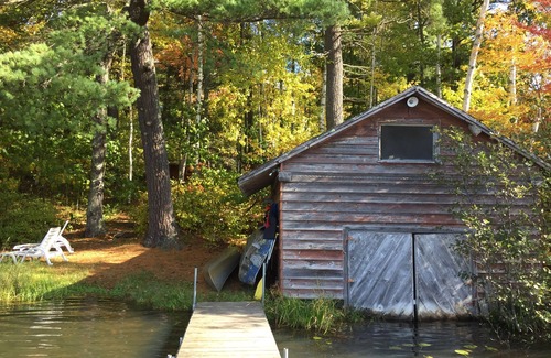 Iron River Cabin | Rustic cabin, two acres of privacy, on quiet McCarry Lake