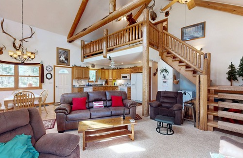 Nemo Cabin | Rustic cabin w/expansive outdoor space, gas firepit, W/D & free WiFi