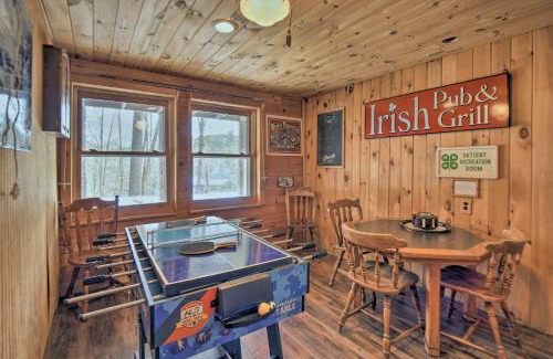 Eidelweiss Village House | Rustic Madison Treehouse Cabin with Game Room!